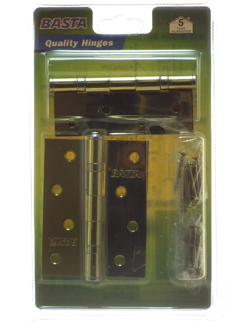 Basta 4X3 Brass Ball Bearing Hinge 2's Clampack