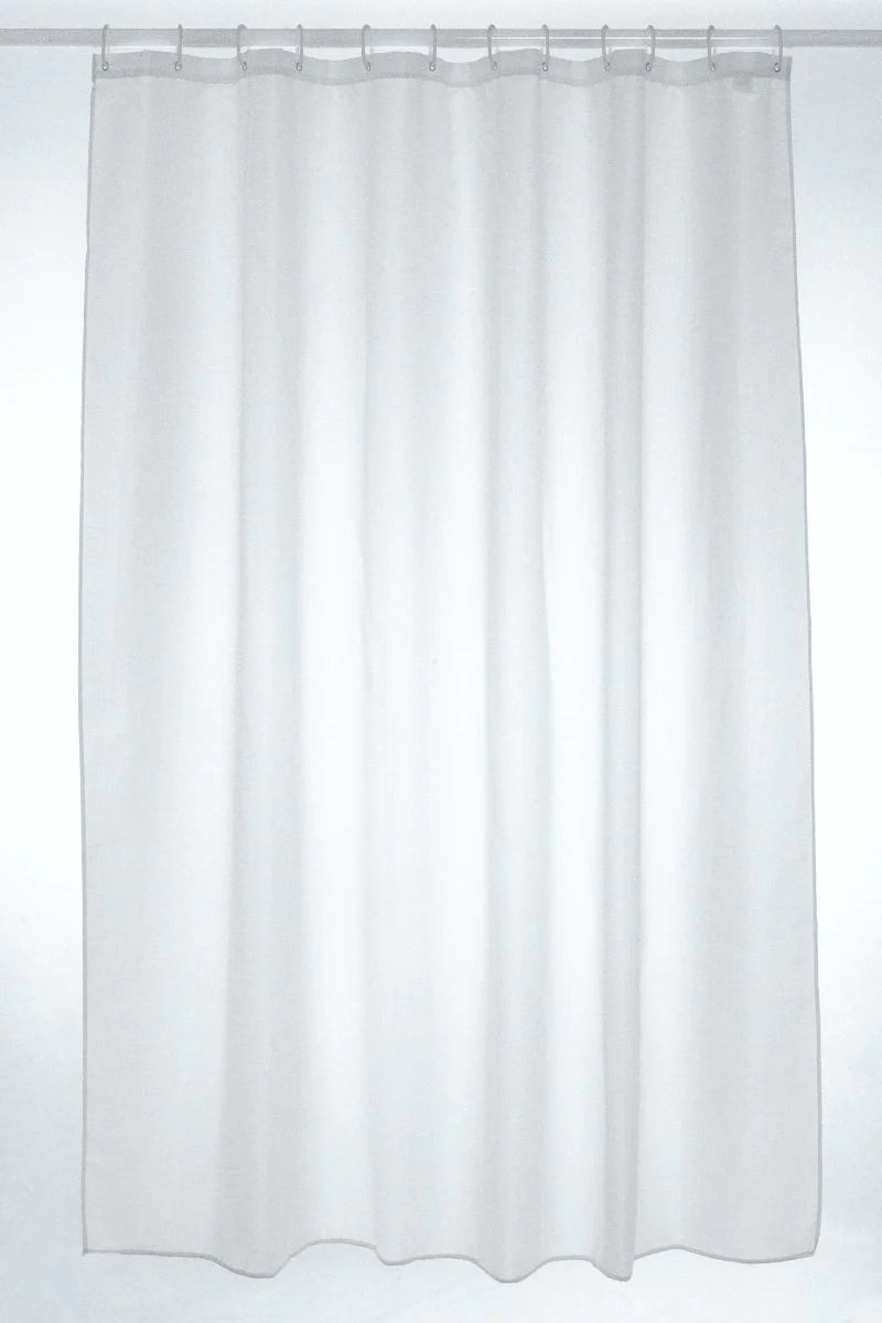 Polyester Shower Curtain White 180 x 180cm