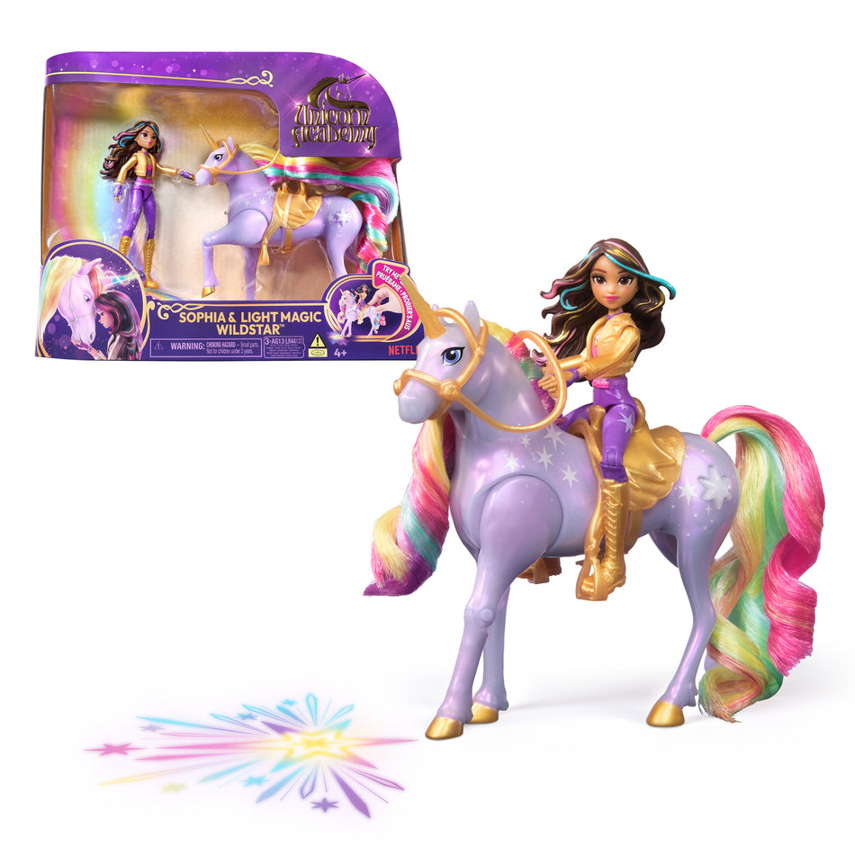 Unicorn Academy Small Doll Sofia & Light Up Magic Wildstar