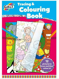 Galt Tracing & Colouring Book