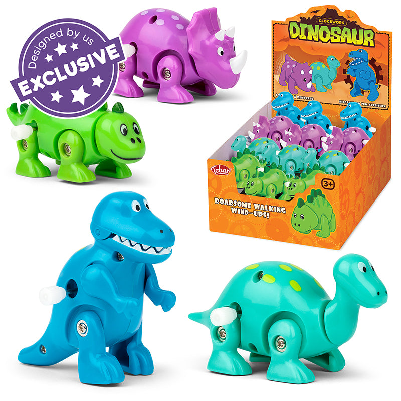 Tobar Wind Up Dinosaur One For Fun