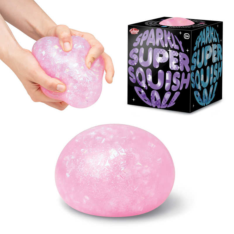 Tobar Scrunchems Sparkly Super Squish Ball
