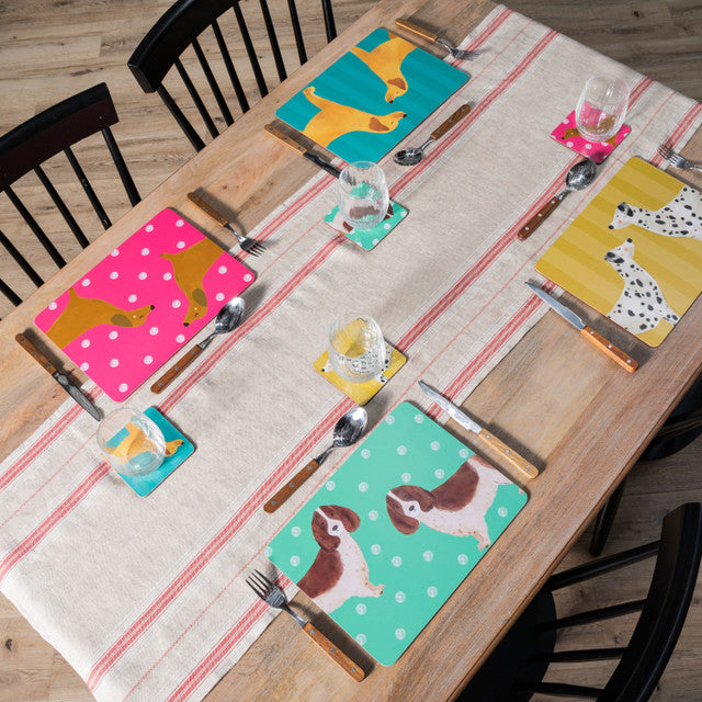 Dog Print Pack 4 Premium Placemats