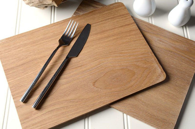 Creative Tops Oak Veneer Pack 4 Placemats