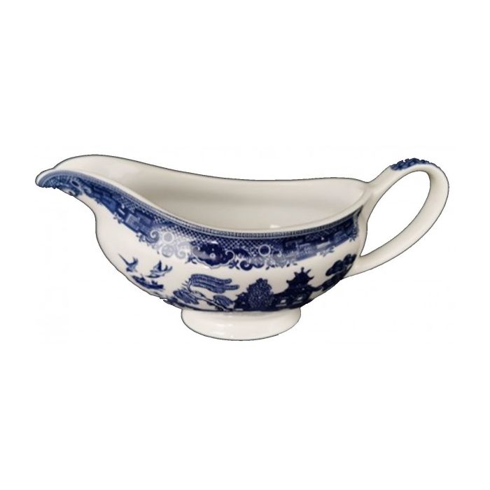 Blue Willow Pattern Gravy Boat