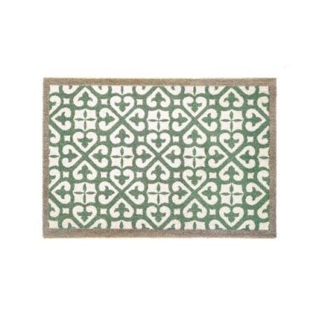 My Mat Harlequin Tile Green 50 x 75cm