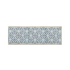 My Mat Harlequin Tile Blue 50 x 150cm