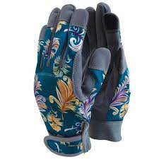 Synthetic Leather Teal Gloves