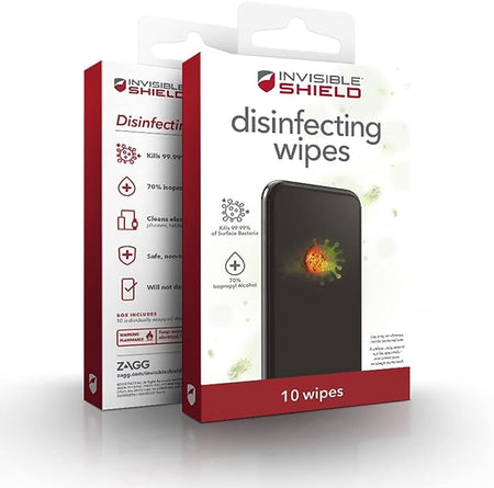 Invisible Shield Anti-Microbial Wet Wipe - 10 Pack