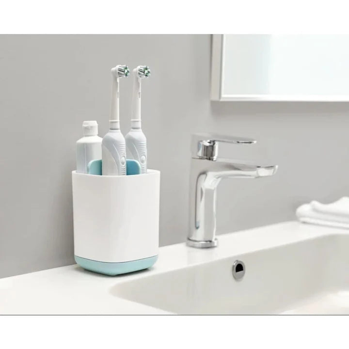 Joseph & Joseph Toothbrush Caddy White & Blue