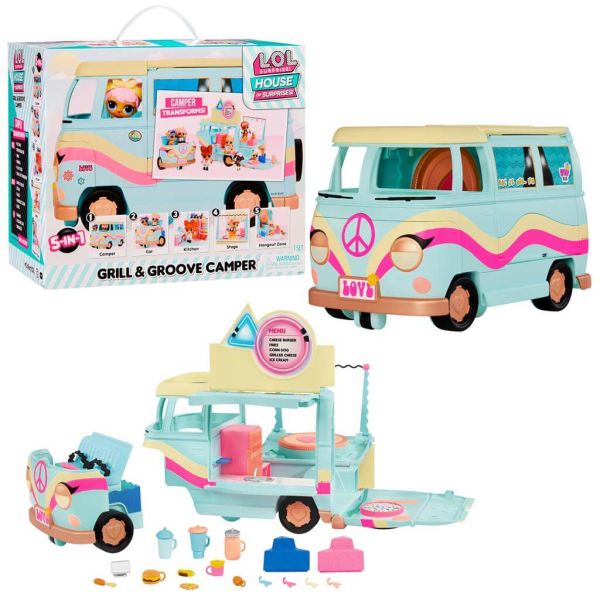 L.O.L. Surprise Grill & Groove Camper