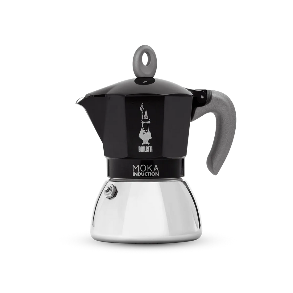 Bialetti Moka Induction 4 Cup Black