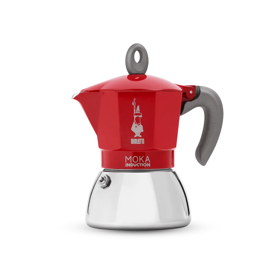 Bialetti Moka Induction 4 Cup Red