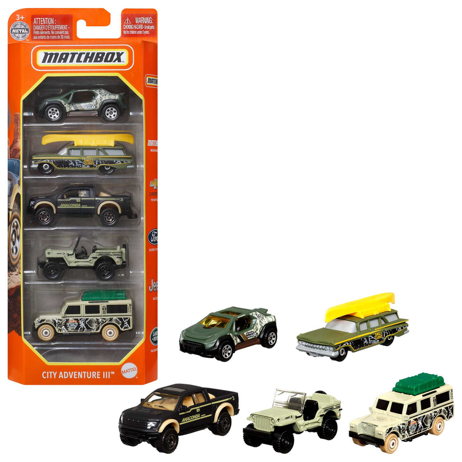 Matchbox Basic 5 Pack Assortment