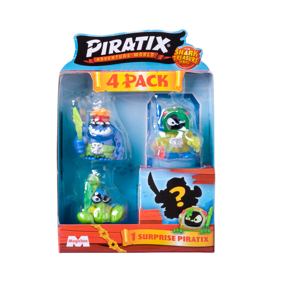 Piratix Golden Treasure 4 Pack