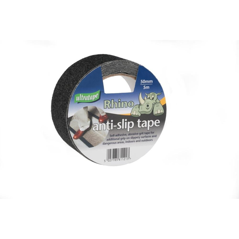 Rhino Non Slip Tape Black 50mm x 50m
