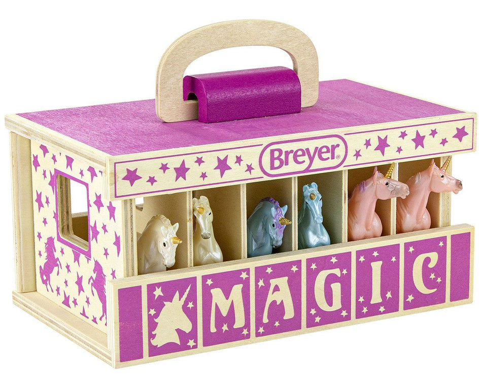 Breyer Unicorn Magic Wooden Stable Playset