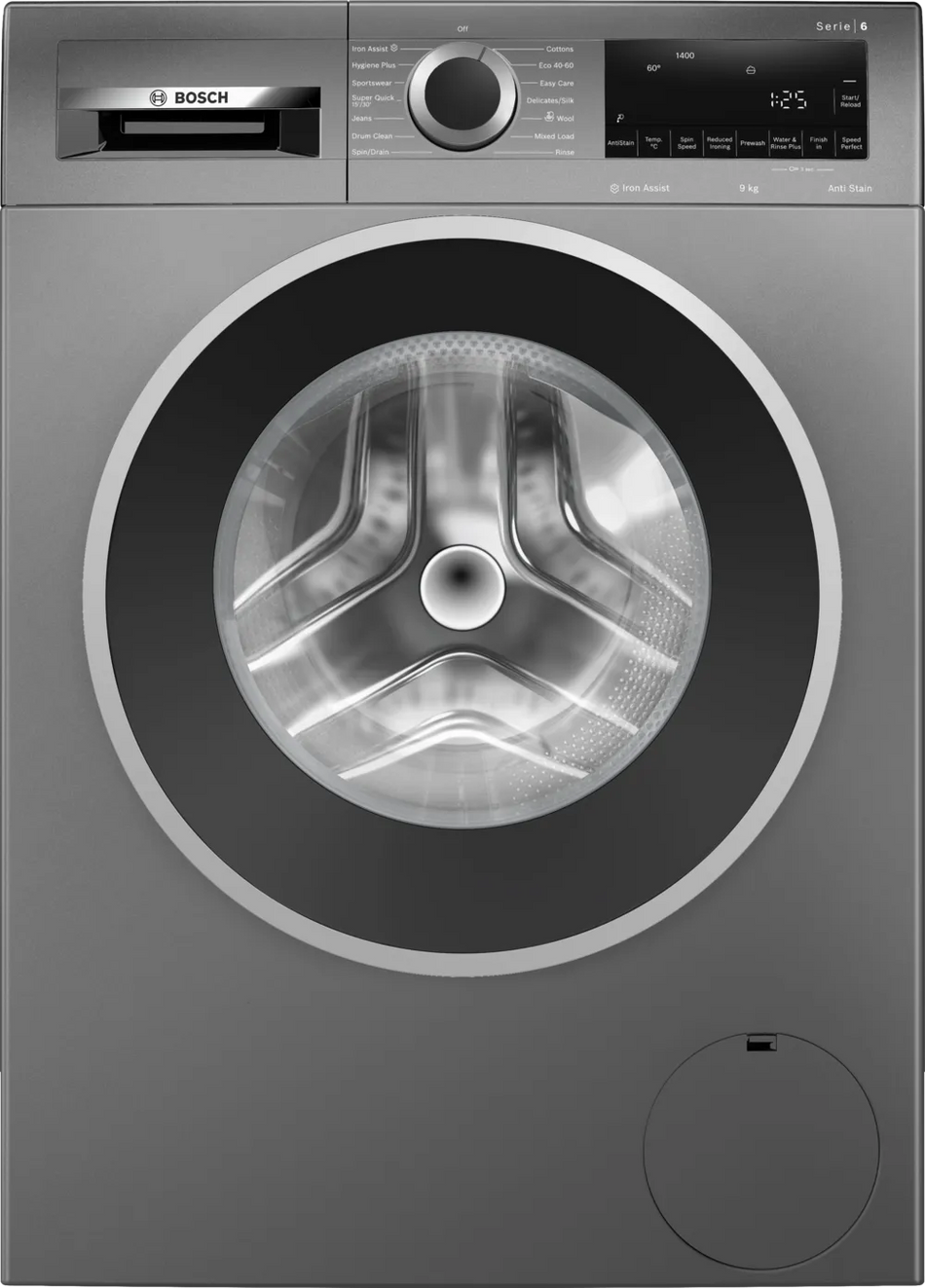 Bosch 9KG Series 4 Washing Machine Graphite Grey