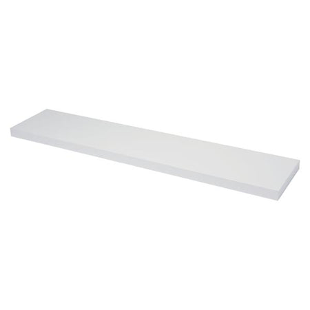 Duraline Float Shelf High White Laquered  118 x 23.5cm