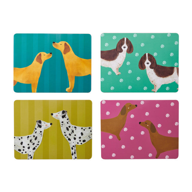 Dog Print Pack 4 Premium Placemats