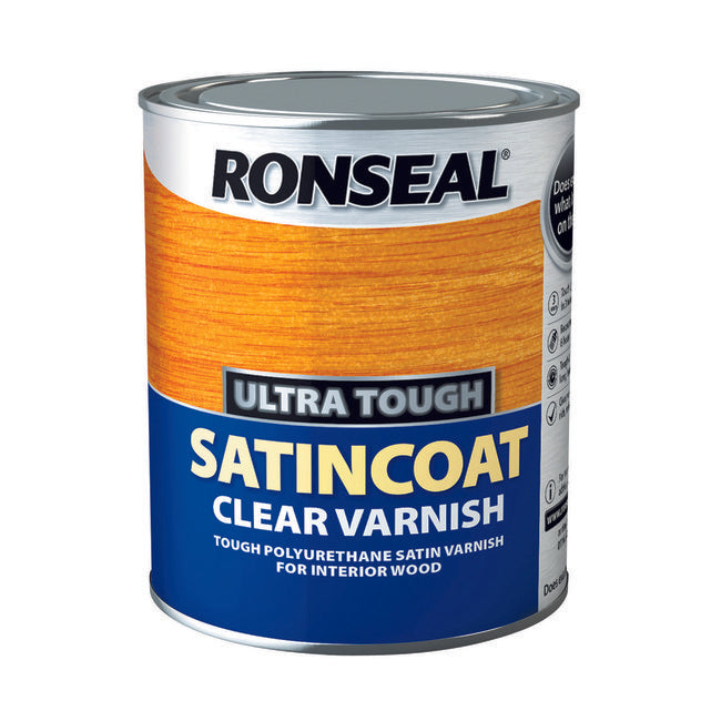 Ronseal Ultra Tough Varnish Satin Coat