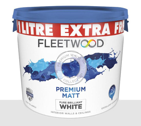 Fleetwood Premium Matt Extra 10Ltr Fitzgeralds_Homevalue_Euronics_Hardware_Dingle_Kerry