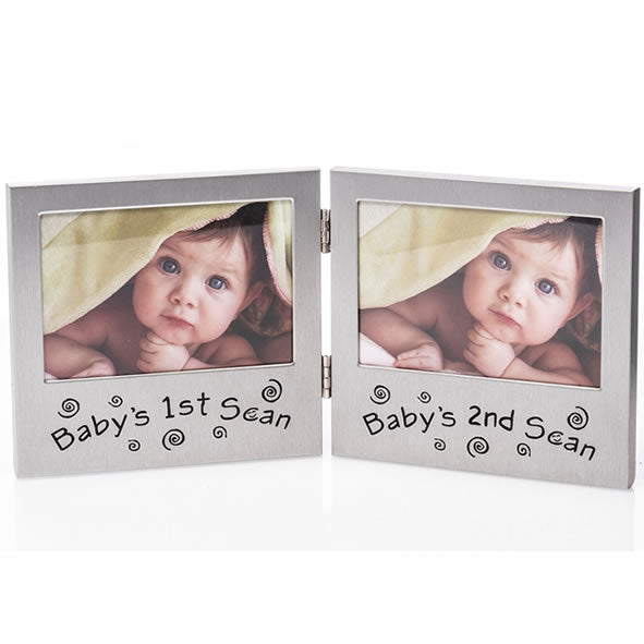Newgrange Living Baby Scans 1st & 2nd Dual Frame