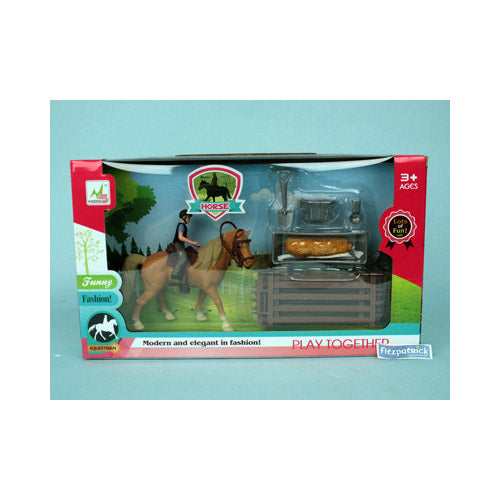 Equestrian Horse Rider With Accessories