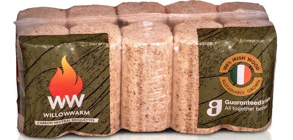 Willow Warm Wood  Briquette 10 Pack