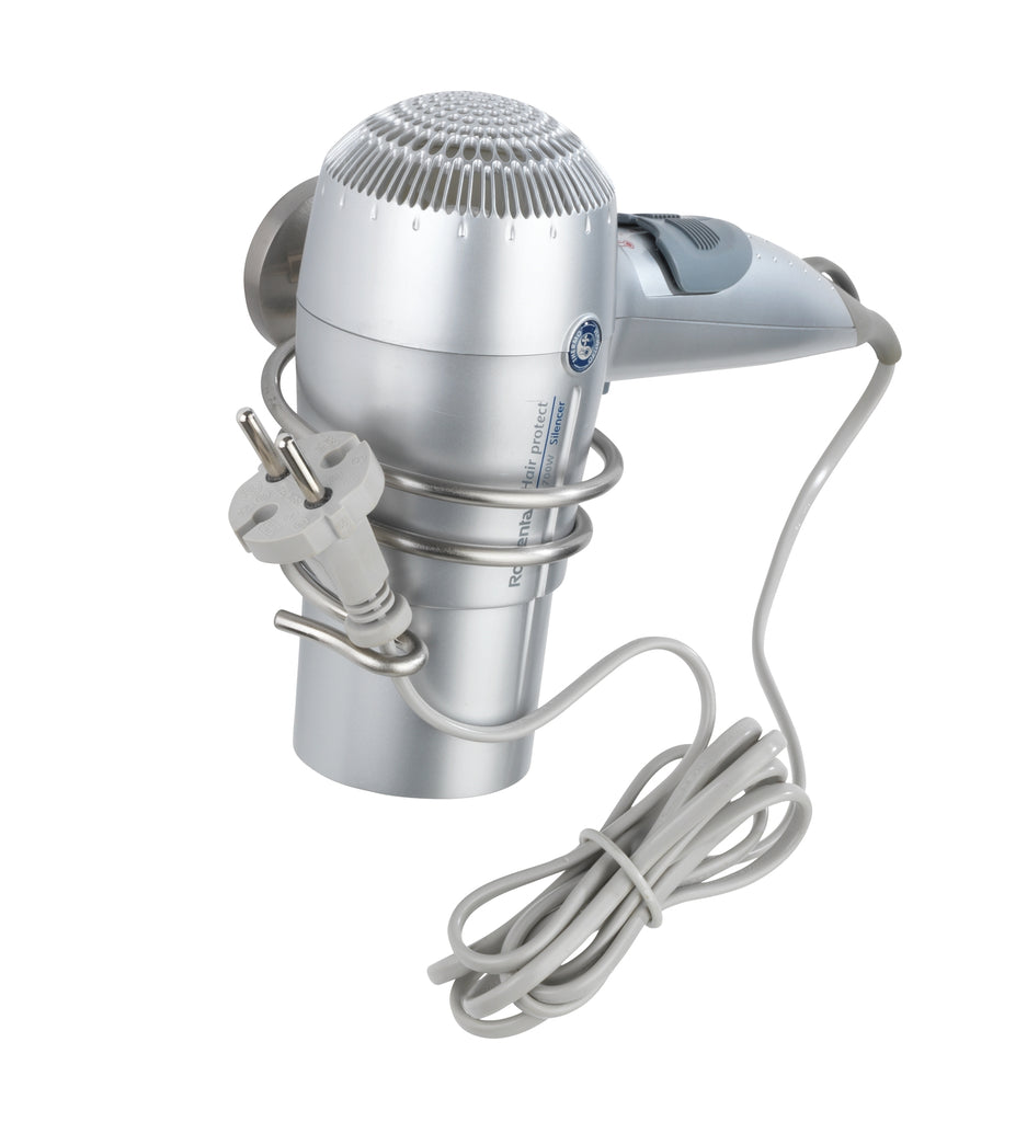 Wenko Cuba Matt SS Hair Dryer Holder