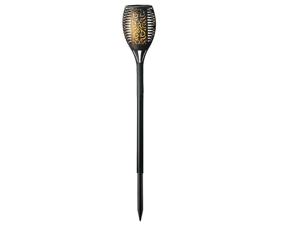 Solar Torch Black Fire Flame Effect