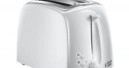 Russell Hobbs Textures White Toaster 2 Slice