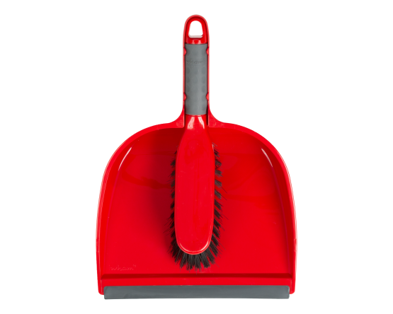 Wham Kleen Dustpan & Brush Red | 37030