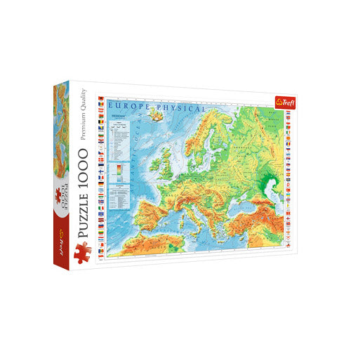Map Of Europe Jigsaw 1000pc Trefl