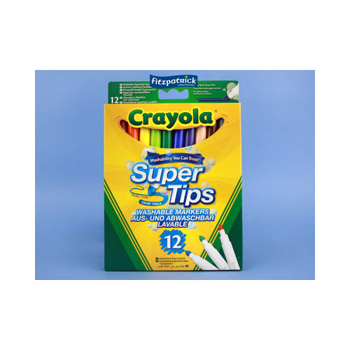 Crayola Bright Supertips Markers 12S