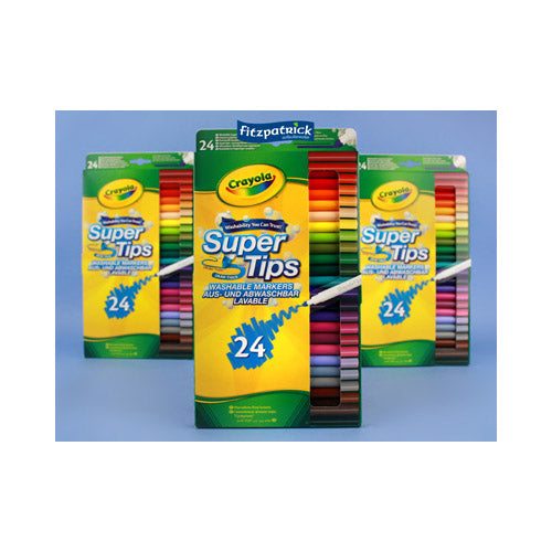 Crayola Supertips Markers 24S