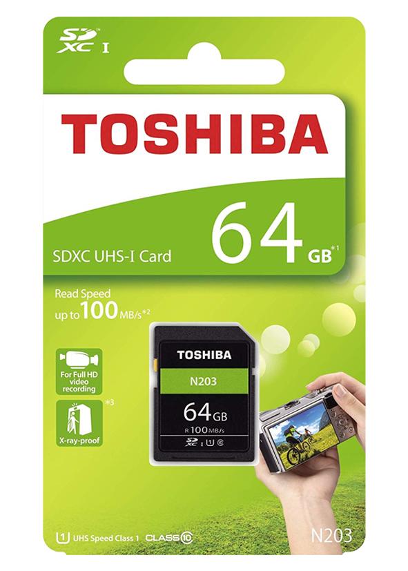 Toshiba 64Gb SD Card Fitzgeralds_Homevalue_Euronics_Hardware_Dingle_Kerry