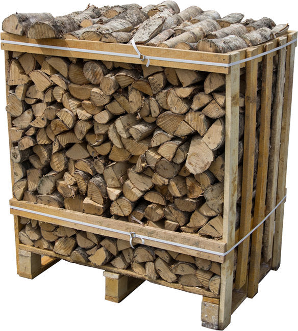 Kiln Dried Alder Hardwood Logs 1m3 Crate