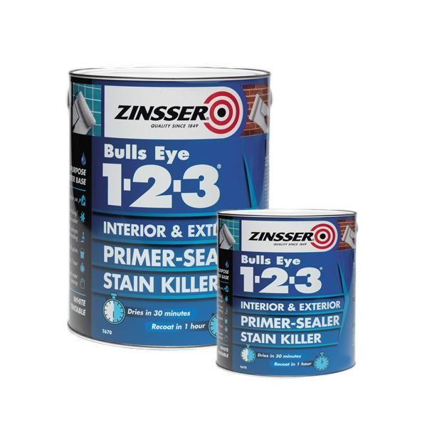 Zinssert Bulls Eye 1.2.3. Primer Sealer Stain Killer