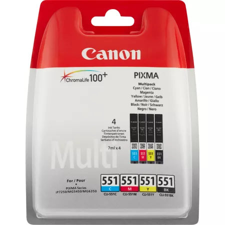 Canon CLI-551 Multi Pack Ink (PK4)