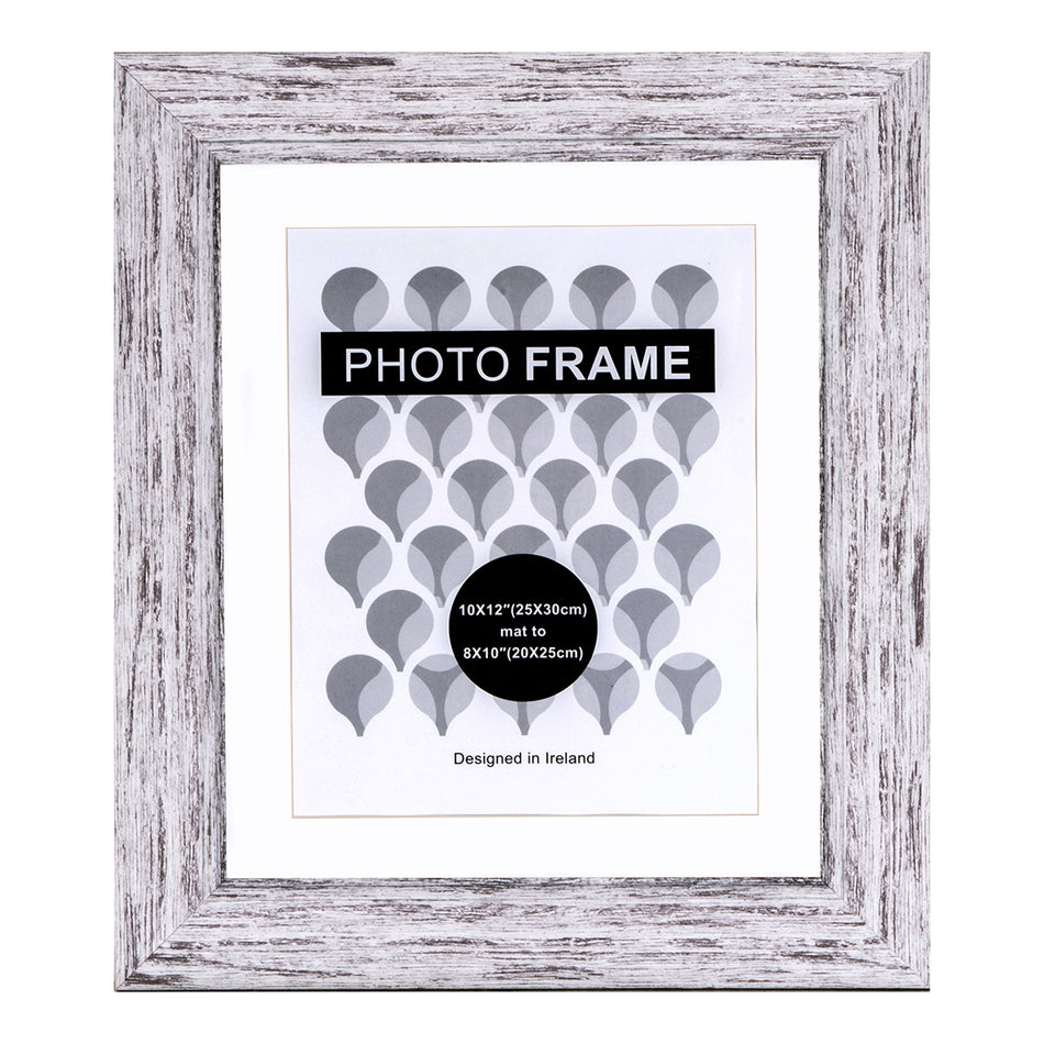 Distressed White Frame 10x12 Matted 8x10