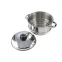 Steelex Multi Steamer With Glass Lid