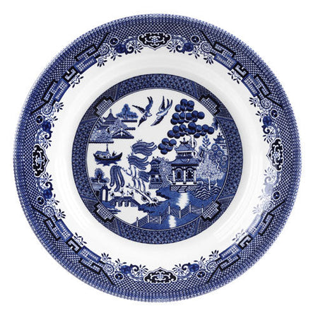 Blue Willow Pattern Pasta Dish 28.5cm