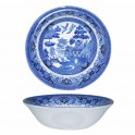 Blue Willow Pattern Scollop Bowl 22cm