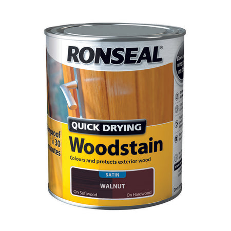 Ronseal Quick Drying Woodstain Walnut