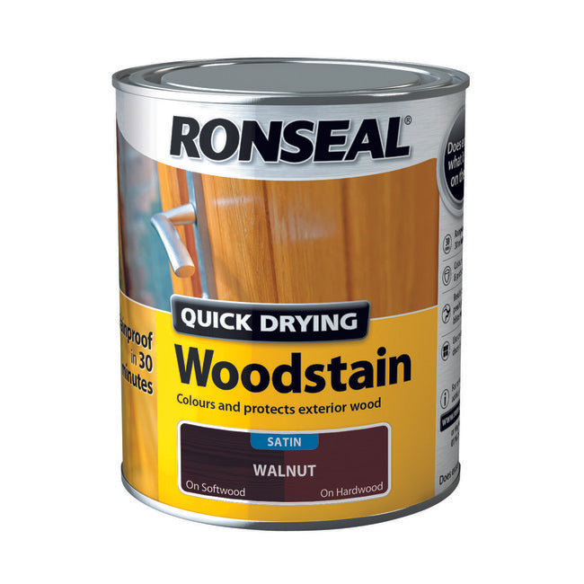 Ronseal Quick Drying Woodstain Walnut
