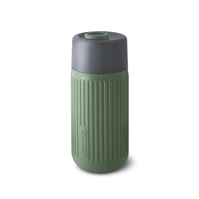 Black & Blum Glass Travel Cup Grey Olive