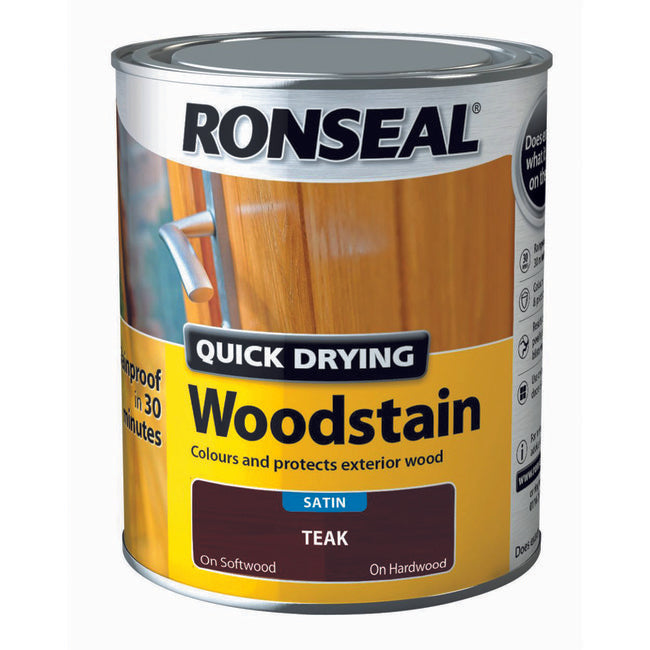 Ronseal Quick Drying Woodstain Teak
