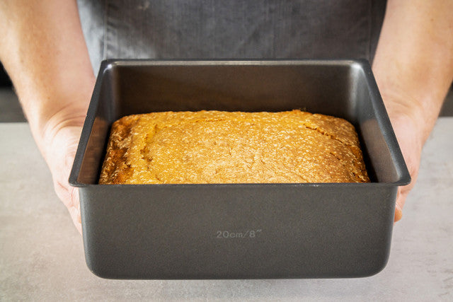 Masterclass Non-Stick 20cm Loose Base Square Cake Pan