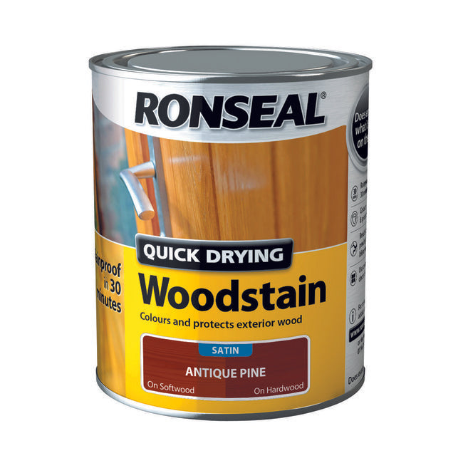 Ronseal Quick Drying Woodstain Antique Pine